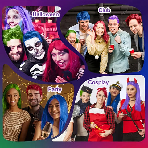 Hair Color Dye Cream Hair Dye Wax For Daily Party Cosplay Halloween DIY Hair Color Halloween Carnival/Mardi Gras/Masquerade