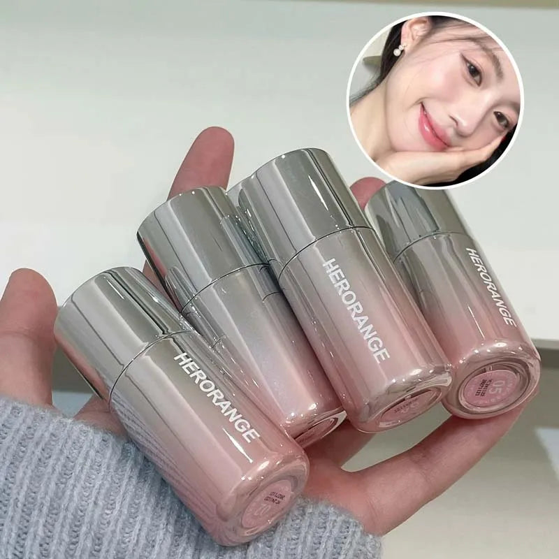 Gentle Korean Liquid Powder Blusher Faceplate Waterproof Facial Shadow Highlight Nose Lasting Brightening Rouge Student Girl