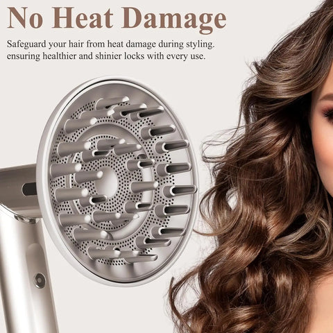 Upgraded Bigger Diffuser Attachment for FlexStyle Hair Dryer, Faster Drying Enhances Natural Curls, Styling Tool for Wavy Curly