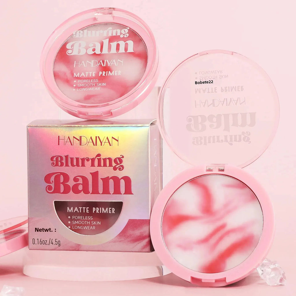 Waterproof Light Mist No-Powder Matte Concealer - Oil Control Brightening Complexion Setting Powder with Powder Puff for Makeup
