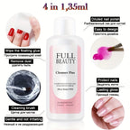 35ml Nail Degreaser Liquid Surface Sticky Layer Gel Polish Excess Remover Acetone Nail Extension Auxiliary Nail Art Cleaner Plus
