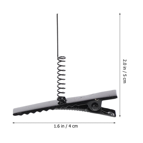 100pcs Spring Duckbill Clip Iron Hairpin Alligator Clips DIY Hair Clip Materials Hair Styling Tool Headdress Headwear Access