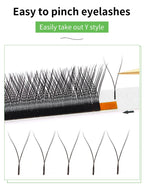 MARIA YY Volume Eyelash Extensions M/L Curl Y Wire Beauty 7mm Russian Lashes Bundles Private Label Supplies Makeup Wholesale