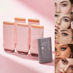 TVLV Concealing Foundation Stick: 5 Shades with Built-In Brush - Cream Finish, Lightweight and Waterproof Formula,