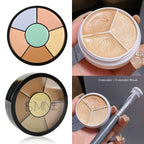 6Colors Concealer Palette Cream Texture Covers Acne Marks Dark Circles Multifunction Face Makeup Lasting Brighten Face Cosmetics