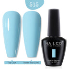 NAILCO Red Colors Series 15ML Nail Gel Polish Nail Supplies Semi Permanent For Nail Art Manicure Soak Off LED UV Hybrid Varnish
