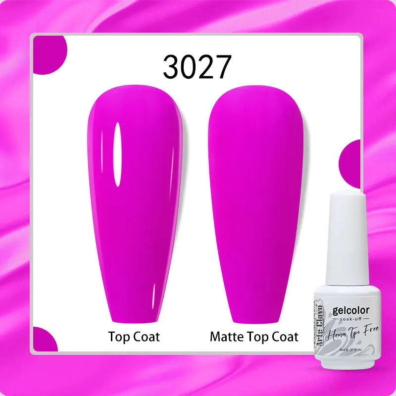 Arte Clavo 8ml HEMA TPO Free Gel Nail Polish Nail Art Manicure Semi Permanent Gel UV Hybrid Varnishes Base Top Coat Enamels New