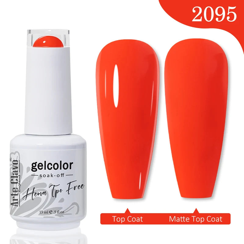 Arte Clavo Hema Free TPO Free Nail Gel Polish Nail Supplies Vernis Semi Permanent Nail Art Manicure Soak Off UV Gel Nail Varnish