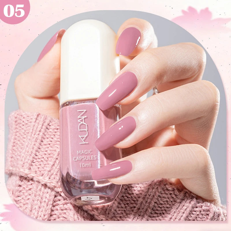 10ml Water-Based Peel Off Nail Polish 40 Colors Long Lasting Quick Drying No Need of Lamp to Cure Nail Supplies Manicure Nails