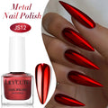 LILYCUTE 7ml  Mirror Metallic Nail Polish No Need of UV LED Lamp Nail Supplies Vernis Red Purple Mirror Effect for Nails