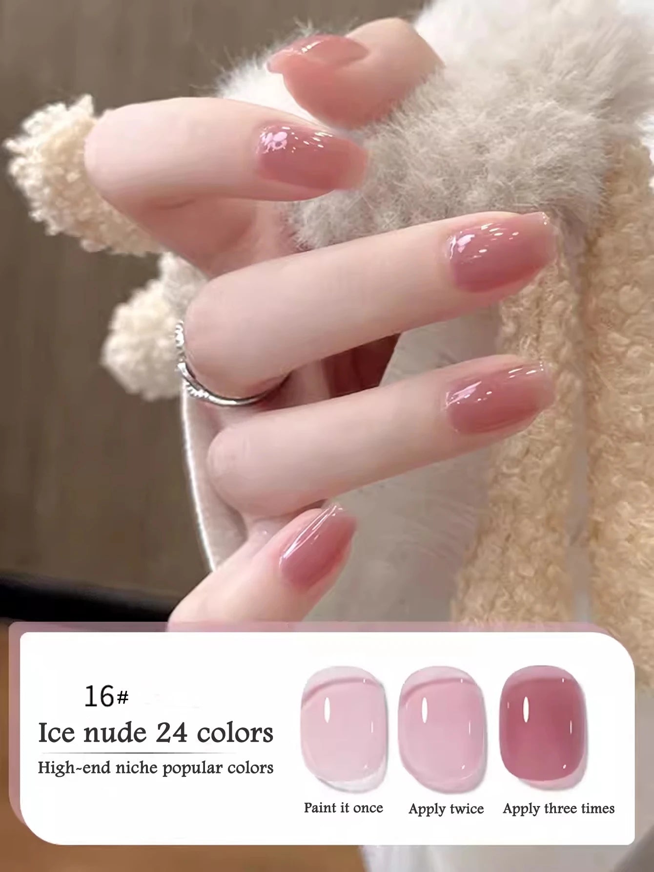 10ML 1-24PCS Milk White Jelly Gel Nail Polish Nail Art 2025 New Popular Nail Supplies UV LED Light Nails Autumn Nails