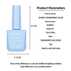 1pc 15ml Milky Jelly Nude Gel Nail Polish Transparent Colors Sheer White Pink Gel Nail Kit For Salon 68 Color