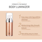 Liquid Highlighter Makeup Smooth Shine Shimmer Glitter Body Highlighter Liquid Cream Foundation Long Lasting Body Cosmetics