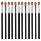 3 Pack Professional Eye Makeup Tools Flat Concealer Brush Small Blending Eyeshadow Brush Portable Mini Eyebrow Concealer Brush Set For Women Daily Makeup