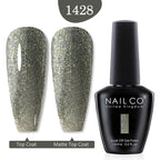 NAILCO Red Colors Series 15ML Nail Gel Polish Nail Supplies Semi Permanent For Nail Art Manicure Soak Off LED UV Hybrid Varnish