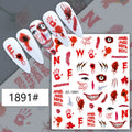 Nail Art Sticker Angel Flower Pattern Stickers Cupid Self-Adhesive Nail Decals Stickers Decoration Press on Nails Accessories