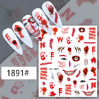 Nail Art Sticker Angel Flower Pattern Stickers Cupid Self-Adhesive Nail Decals Stickers Decoration Press on Nails Accessories