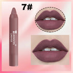 Matte lipstick for easy application, smudge-proof, daily moisturizing, lipstick, holiday gift, light makeup, lip pen, lipliner,