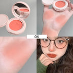 Face Blusher Matte Natural Cheek Tint Brighten Face Contouring Waterproof Cosmetics Blush Powder Soft Female Makeup 1pcs Blusher