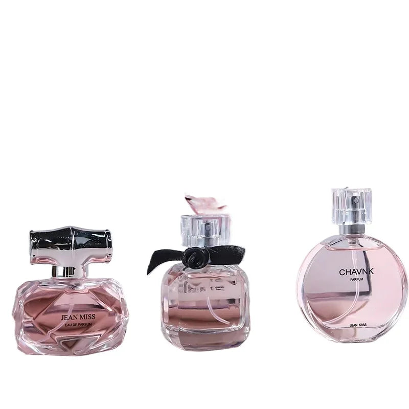 30ml X 3 Women's Perfume Set Floral Fruity Chypre Eau De Parfum Long-Lasting Fresh Scent Gift Box