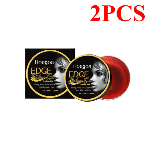 Long Lasting Hair Styling Wax No Greasy Feeling Quickly Fix Broken Hair Hold Pomade Control Frizz Flyaway Hair Styling Gel