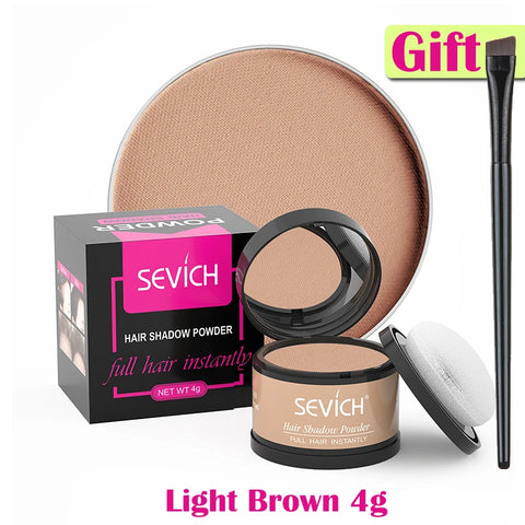 SEVICH Hairline Powder Black Blonde Root Cover Up Hairline Powder Hair Fluffy Shadow Powder Makeup Repair Fill Shadow Thinning