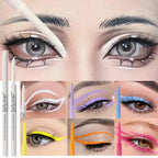 1PC White Matte Eyeliner Gel Pen Long Lasting Waterproof Eye Liner Pencil Quick-drying Non-smudge Eye Makeup for Women Cosmetics