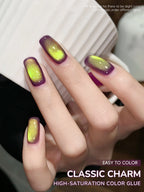 15ml Universal Silver Cat Eye Gel Polish. Glittery, Magnetic. Needs UV/LED Lamp. For Home & Salon DIY