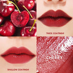 1PC Fruit Juice Lip Tint Non-stick Cup Liquid Lipstick and Blush 2 in1 Waterproof Smudge Proof Long Lasting Water Lip Stain