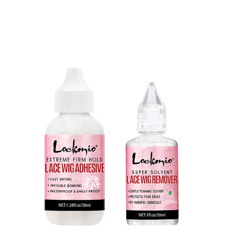 Wig Glue Waterproof Adhesive Bonding Lace Toupee Front Closure and Glue Remover Travel Size Wigs Extension Products for Beginner