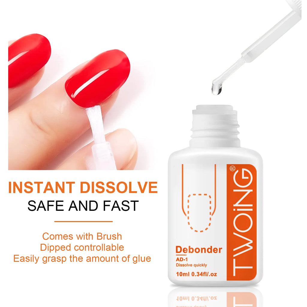 10ml Debonder Glues For Removeing False Nails Rhinestone Remover Tools, Manicure Accessories Fast Dissolve Liquid Nail Art Tool