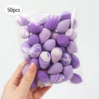 10/20/30/50/100Pcs Mini Makeup Sponges, Expand When Exposed to Water, Can Be Used Both Wet and Dry, Suitable for All Skin Types