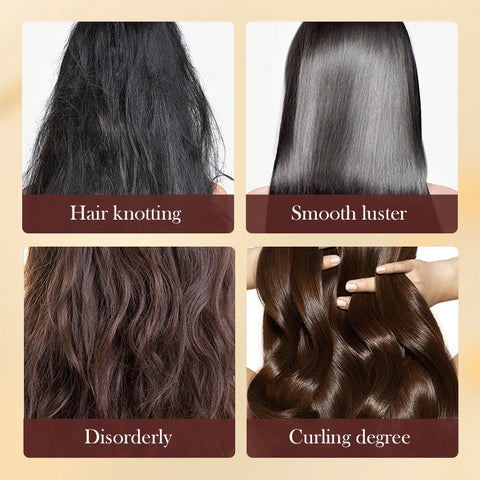 Magical Ginger Hair Mask 5 Seconds Keratin Repair Damage Frizzy Treatment Scalp Hair Root Shiny Balm Straighten Soft Hair Care