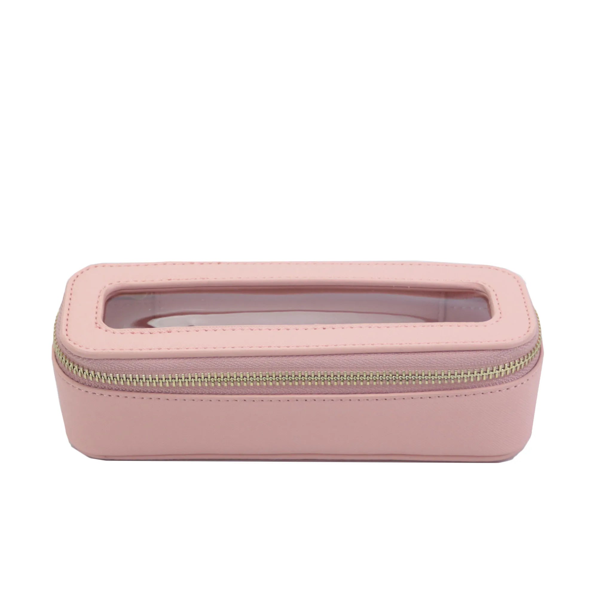 Customized Letters Colorful Classic Saffiano Portable Travel Clear PVC Cosmetic Bag TPU Wash Bag Makeup Brush Storage Bag Gift