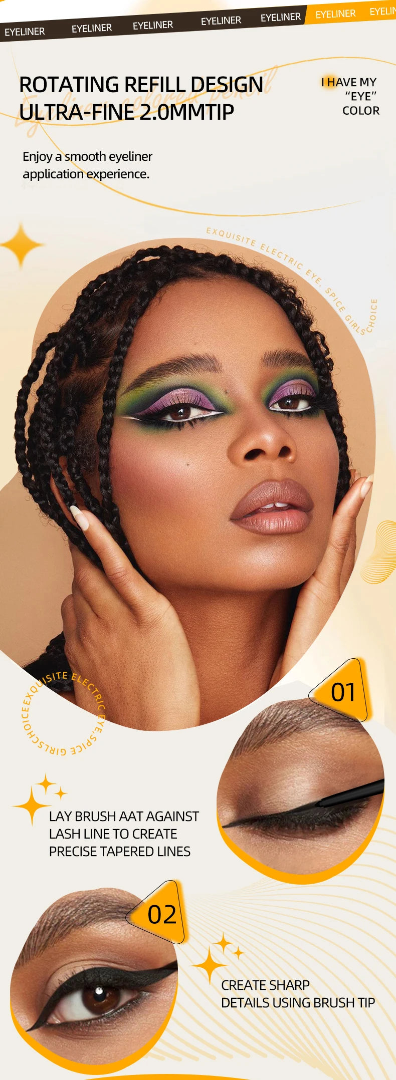 COOL STORY 12 Colors Matte Eyeliner Gel Pencil Set Creamy Eyeshadow Stick Silky Smooth Waterproof Sweat Body Paint Pencil