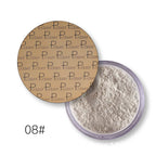 8 Color Long-Lasting Oil Control Matte Loose Face Powder - Invisible, -Matte Finishing Powder For Setting Foundation Makeup