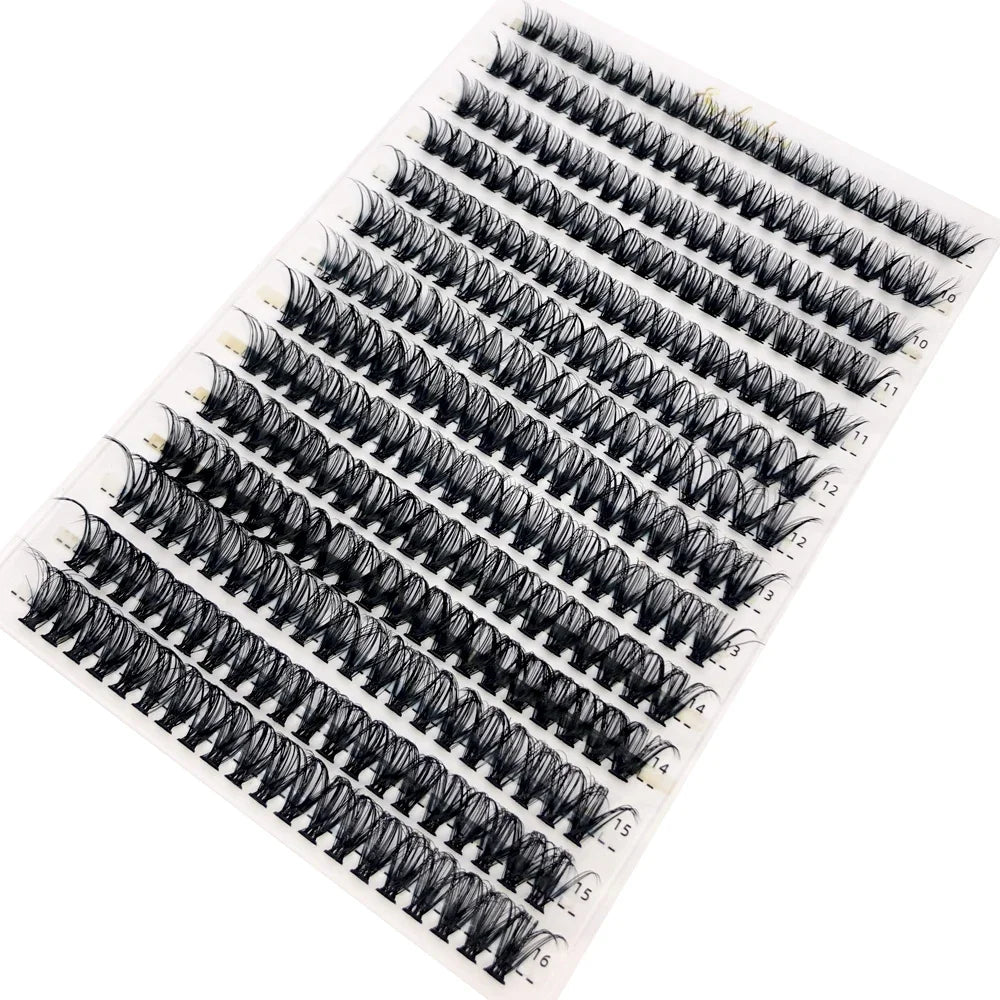 60D/80D Mink Eyelashes 100/280 Bundles Natural Eyelash extension 3D Russia Volume Individual Eyelash Cluster Makeup Tools Lashes