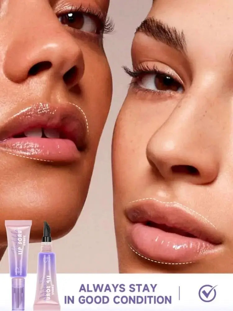 Bubble Lip Exfoliator Foaming Scrub Gentle Cleansing Fast Soften Moisturize Hydrate Nourish Night Balm Daily Lipcare