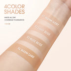 O.TWO.O Liquid Coverage Foundation Cream Matte Moisturizing Oil-control Long-Lasting Waterproof Concealer Foundation Makeup