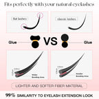 5 Pairs Manga Lashes Soft Natural Long False Eyelashes Anime Wispy Strip Lashes For Korean Doll Eye Makeup Look
