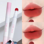 DIKALU Lip Powder Cream Air Cushion Lip Cream Matte Lip Glaze Mouth Red Lip Mud Non-fading Non-stick Cup Feminine White Brick Re