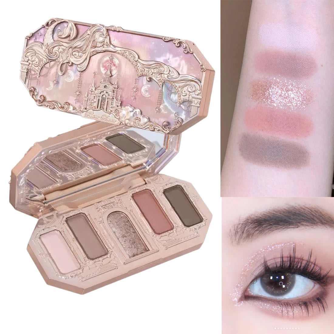 Flower Knows 2026 Bunny Garden Makeup Palette Cute Rabbit Themed Eyeshadow Blush Highlight All In One Cosmetic Collection