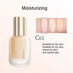 UODO Hydrating Oil-Control Foundation Liquid Long-Lasting Matte Finish Lightweight Formula For Oily&Combination Skin Base Makeup