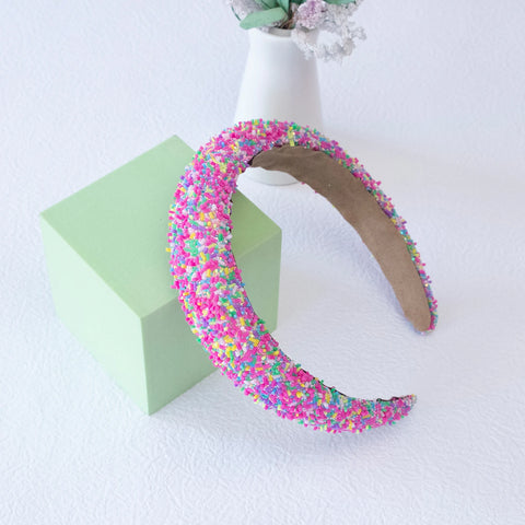 Sponge Padded Hairband Wide Headband Candy Color Headbands Adult Hair Jewley Accessories for Women Girls