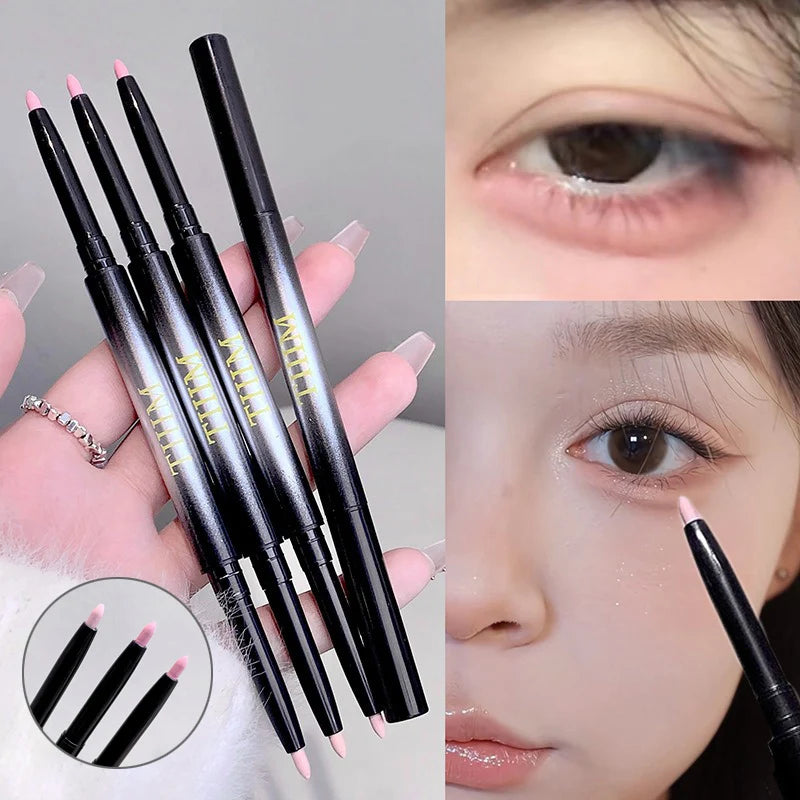 Ultra-fine Gel Eyeliner Pencil Pink Apricot Under Eye Liner Pen Waterproof Matte Aegyosal Lying Silkworm Quick Drying Eye Makeup