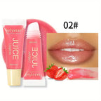 Watery Crystal Clear jelly Lip Oil Lip Balm Moisturizing And smoothingLip Lines Jelly Pout Lip Gloss Glass Lip Fruit Scent