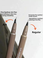 JUDYDOLL Ultra-fine Liquid Eyeliner Skinny Curved Brushwork Long lasting Waterproof Anti Shake Fast Drying Slim Enlarged Eyes