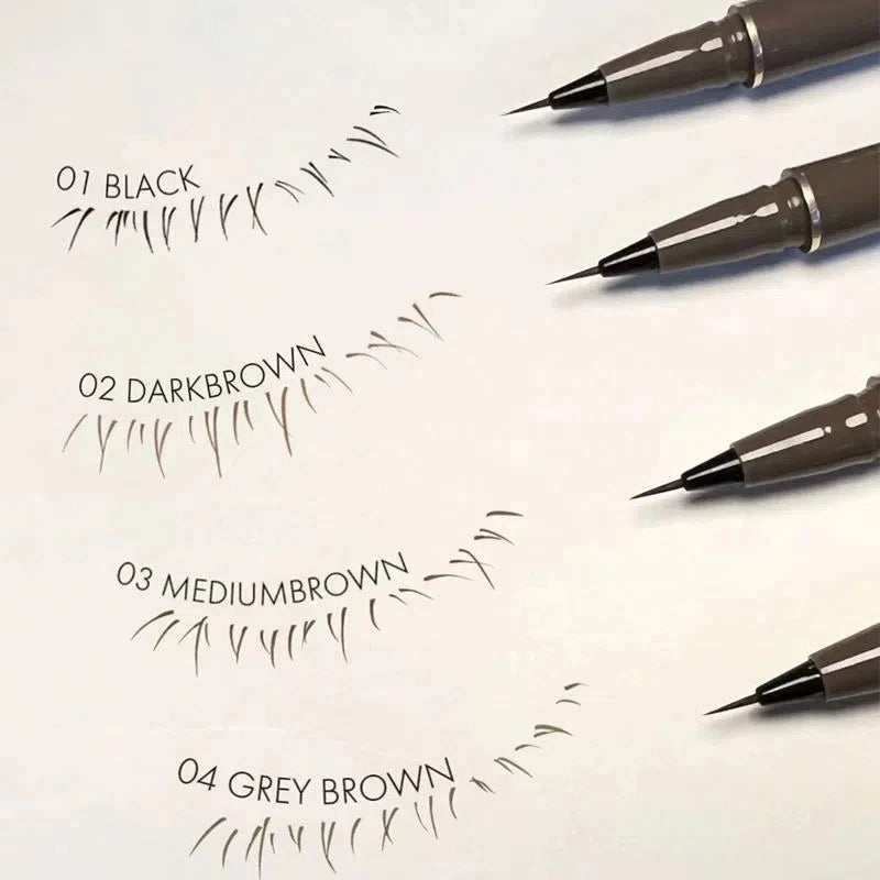 Waterproof Liquid Eyeliner Eyebrow Easy To Color Sweat-proof Eyebrow Pen 0.05MM Ultra Thin Head Eye Liner Eyelash Eye Makeup