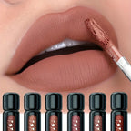 1PC Matte Velvet Lip Gloss, Long Lasting Waterproof Non-Stick Lip Mud, Smooth Lip Makeup Gift for Women, Mother’s Day Gift
