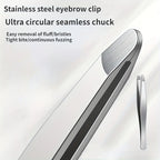 Heavy-Duty Stainless Steel Professional Eyebrow & Facial Hair Tweezers with Sharp Tips - Compatible for Eyebrows, Beards  Gift
